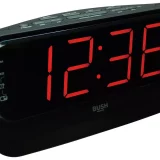 Bush Big Display LED Alarm Clock Radio - Black - Image 3