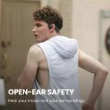 Shokz OpenMove Wireless Bluetooth Headphones – Grey, Lightweight & Comfortable - Image 7