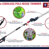 Spear & Jackson 45cm 18V Cordless Extendable Hedge Trimmer - Image 5