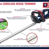 Spear & Jackson 51cm 18V Cordless Hedge Trimmer with Battery – Efficient Garden Tool - Image 5