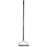Carbon Steel McGregor Garden Rake for Lawn & Soil - Image 2