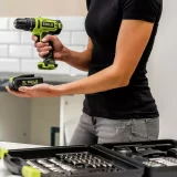 Guild 18V Cordless Drill Set – 100-Piece Kit, 2.0Ah Battery - Image 15