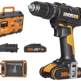 Worx WX370 20V Cordless Impact Drill with 30-Piece Accessory Kit - Image 2