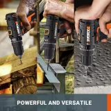 Worx WX370 20V Cordless Impact Drill with 30-Piece Accessory Kit - Image 1