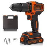 Black+Decker 18V Cordless Hammer Drill – Powerful & Portable - Image 2