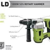 Guild 1000W SDS Rotary Hammer Drill – Heavy-Duty Corded Power Tool - Image 1