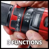Einhell Power X-Change 18V Cordless Combi Drill 2.5Ah Battery - High Performance - Image 4