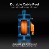 Masterplug 2-Socket 15m Power Extension Reel - Image 7