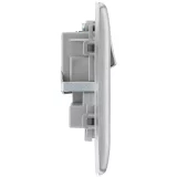 BG Nexus Double Switched Socket - Brushed Steel Finish for Modern Interiors - Image 3