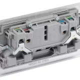 BG Nexus Double Switched Socket - Brushed Steel Finish for Modern Interiors - Image 4