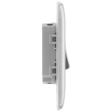 BG 2 Gang 2 Way Brushed Stainless Steel Light Switch - Image 3