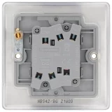 BG 2 Gang 2 Way Brushed Stainless Steel Light Switch - Image 4