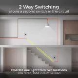 BG 2 Gang 2 Way Brushed Stainless Steel Light Switch - Image 7