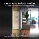 BG 2-Gang 2-Way Dimmer Switch - Stainless Steel | LED Compatible Light Switch - Image 5