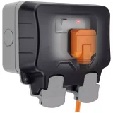 BG Nexus Storm 13A Outdoor Socket | IP66 Weatherproof Double Plug - Image 2