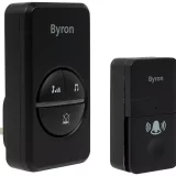 Byron Black Wireless Doorbell DBY-23452BS – 100m Plug-In Chime - Image 2