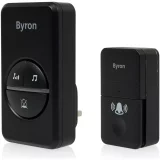 Byron Black Wireless Doorbell DBY-23452BS – 100m Plug-In Chime - Image 6