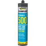 Everflex 500 White Silicone Sealant for Bath & Sanitary - 295ml - Image 2