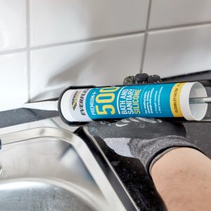 Everflex 500 White Silicone Sealant for Bath & Sanitary - 295ml