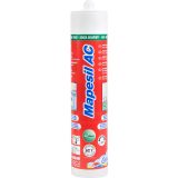 Mapei AC 310ml White Silicone Sealant (Solvent-Free) - Image 1
