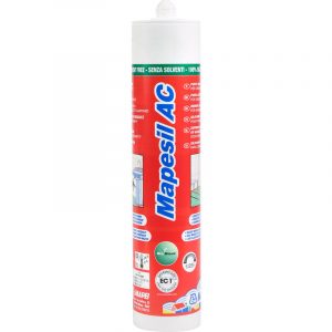 Mapei AC 310ml White Silicone Sealant (Solvent-Free)