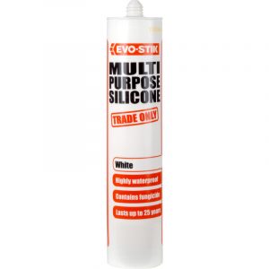 Evo-Stik All-Purpose White Silicone Sealant 280ml