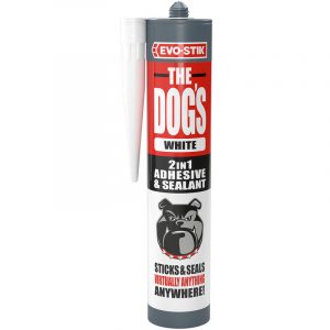 Evo-Stik The Dog’s Adhesive & Sealant – 290ml, White, Multi-Purpose