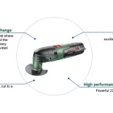 Bosch PMF 220 CE Multi-Tool – Versatile 220W Oscillating Tool - Image 3