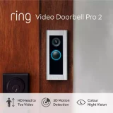 Ring Pro 2 Silver Plug-In Video Doorbell – Advanced Security & HD Video - Image 5