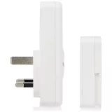 Byron DBY-23445BS 100m Wireless Plug-In Doorbell - Twin Set, White - Image 3