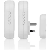 Byron DBY-23564BS 200m Wireless Doorbell - Twin Pack, White, 90dB - Image 4