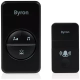 Byron DBY-23455BS Twin Plug-In Doorbell - 100m Range, Black - Image 6