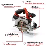 Einhell Power X-Change 18V 150mm Cordless Circular Saw - High Performance & Compact Design - Image 4