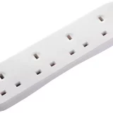 Masterplug 4-Way Extension Lead with 5m Cable & Surge Protection - Image 2