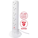 Masterplug 10-Socket 4m Surge Protected Extension Lead - Power Strip for Home & Office - Image 1