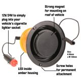 Streetwize Amber LED Beacon 12V – Emergency & Safety Light - Image 3