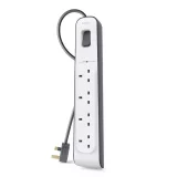 Belkin 4-Socket 2m Surge Protector Extension Lead – Safe Power Outlet Strip - Image 2