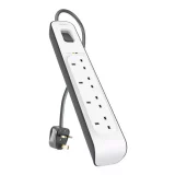Belkin 4-Socket 2m Surge Protector Extension Lead – Safe Power Outlet Strip - Image 3