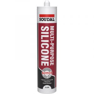 Soudal Multi-Purpose Silicone 270ml Clear - Premium Trade Sealant