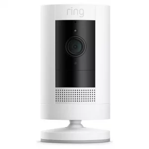 Ring Stick Up Cam (Battery, 3rd Gen) – White | Home Security CCTV