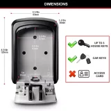 Master Lock Medium Key Safe with Combination - Key Storage Solution - Image 3