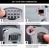 Master Lock Medium Key Safe with Combination - Key Storage Solution - Image 5
