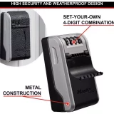 Master Lock Large Capacity Key Storage with Combination Lock - Image 4