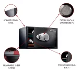 Master Lock 33L Digital Security Safe - XL Size with Electronic Lock - Image 3