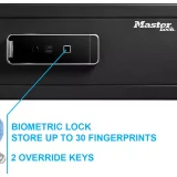25.4L Master Lock Biometric Fingerprint Safe – Secure Personal & Valuables - Image 4