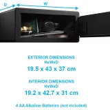 25.4L Master Lock Biometric Fingerprint Safe – Secure Personal & Valuables - Image 6