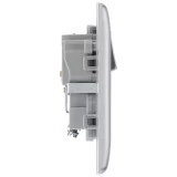 BG Single Switched Socket in Stainless Steel – Secure & Stylish - Image 3