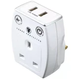 Masterplug USB Surge Protector Adapter - Reliable Power Surge Protector with USB Ports - Image 2