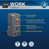Masterplug 1-Socket Surge Protection Adapter - Image 3