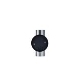 Modern Outdoor Wall Light – Lutec Gale IP44, Dual GU10 in Brushed Steel - Image 6